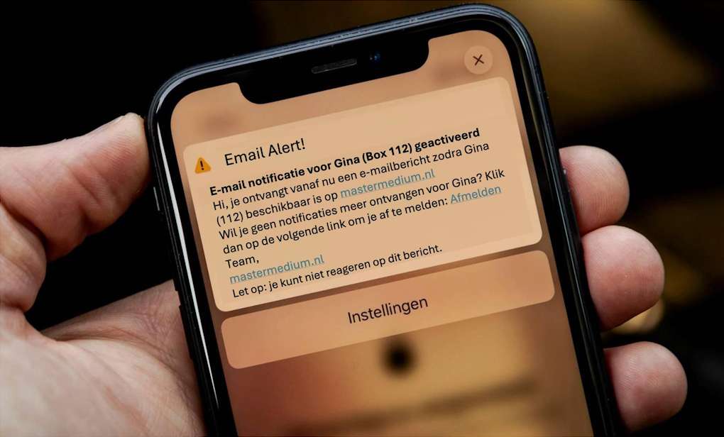 E-mailnotificatie consulent MasterMedium