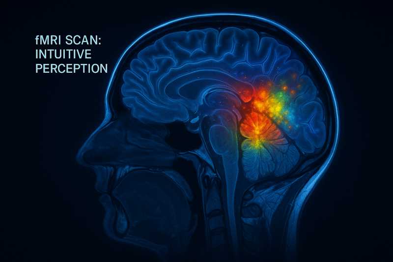 fMRI-scan tijdens intuïtief waarnemen, wetenschappelijk onderzoek