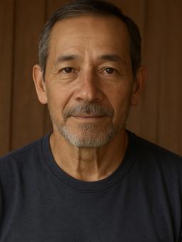 Portret van medium Fahrid, Sjamaan